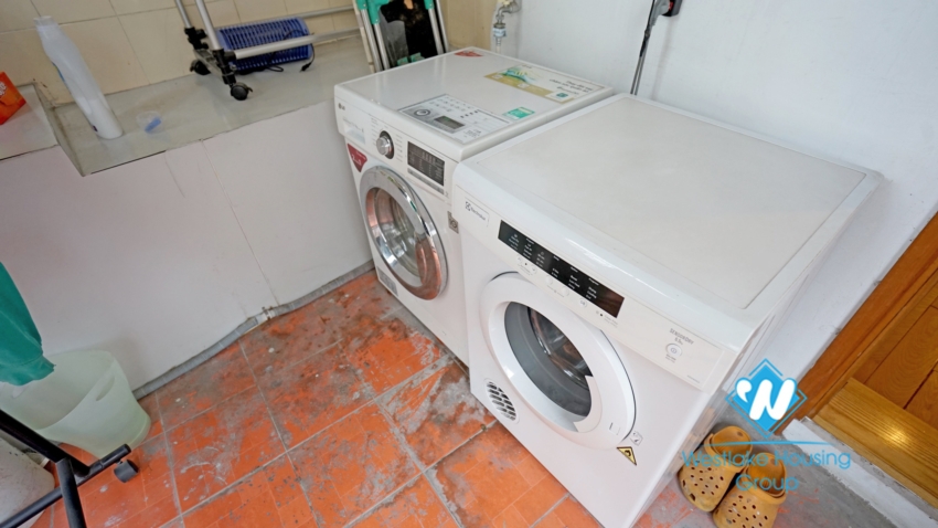 Two bedroom duplex apartment for rent with Hoan Kiem lake view